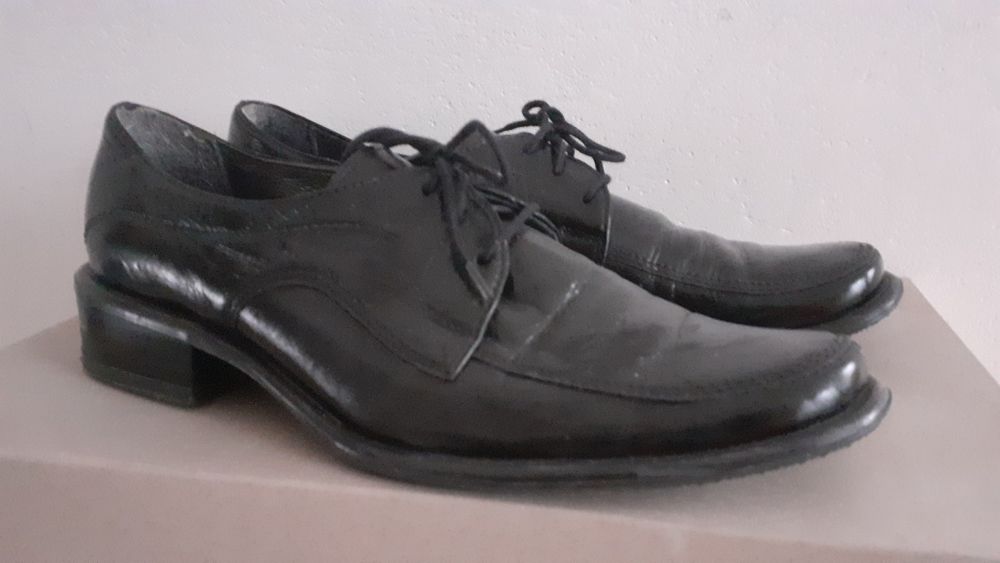 Półbuty męskie czarne