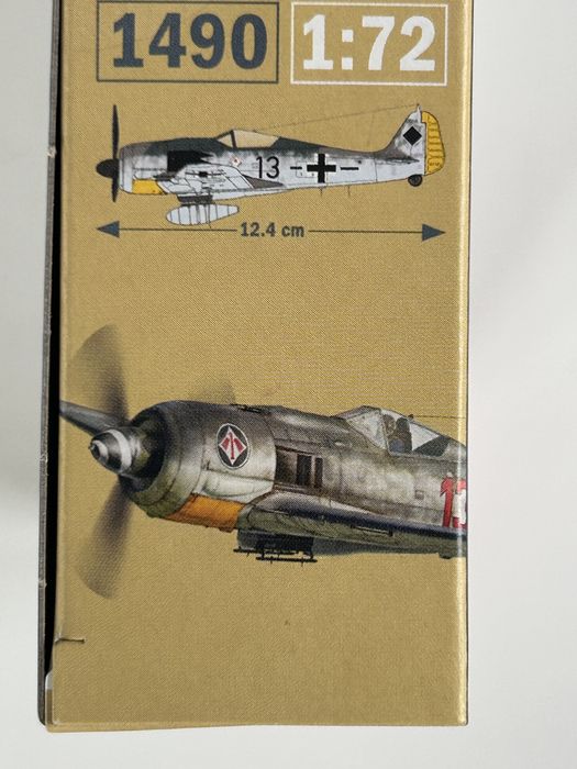 Samolot Focke Wulf Fw 190 A-8/F Aces model 1/72 Italeri 1490