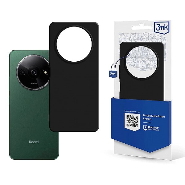 Etui 3mk Matt Case na Xiaomi Redmi A3 - czarne
