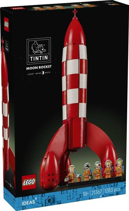 Конструктор LEGO ICONS 21367 Місячна ракета Tintin