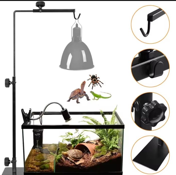 Suporte para luz de terrario