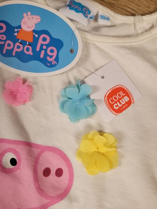 Bluzka świnka peppa z cool club 110 nowa