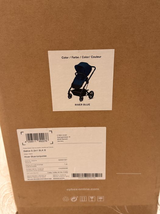 Cybex balios s 2w1 river blue