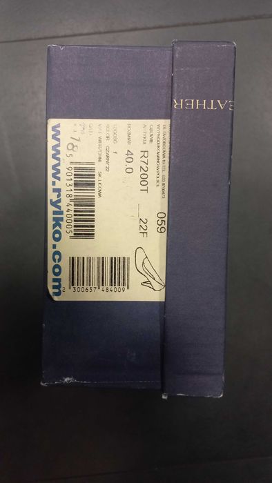 Czarne skórzane czółenka rozmiar 40, RYŁKO