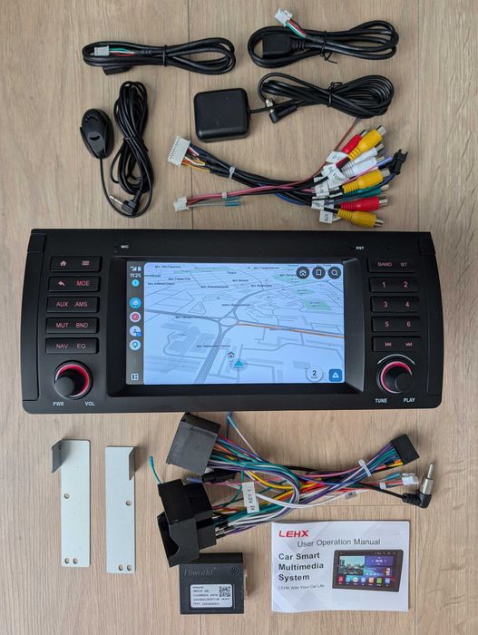 Магнітола 6/64GB BMW E53 (8 ядер, 6 ГБ оперативки, Android 16, DSP звук, QLED екран, CarPlay Android Auto)
