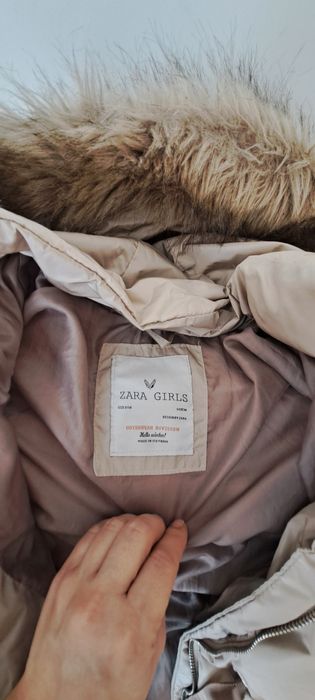 Пуховик куртка ZARA girls