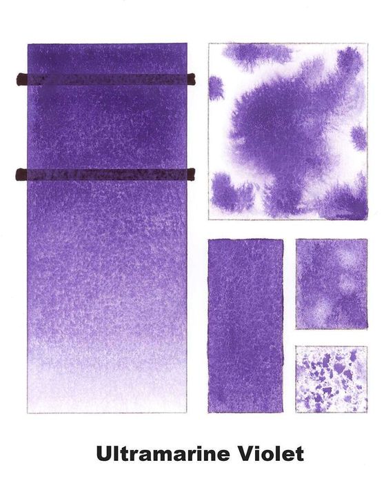 Farba akwarelowa Rublev- Ultramarine Violet (Full Pan) - Nowa!