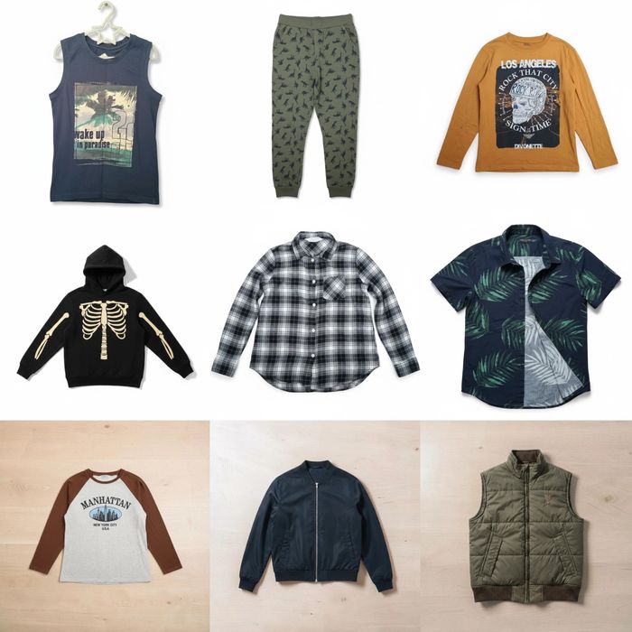 Zestaw 9 ubrań chłopięcych Pepco H&M Sinsay C&A 140