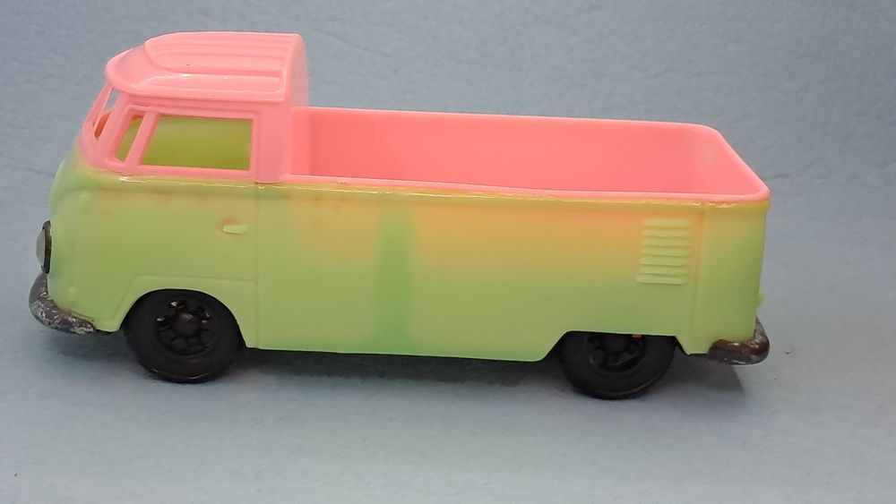 Raro brinquedo português JATO Pepe Volkswagen pick-up plástico chapa