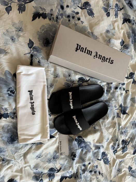 Klapki Palm Angels rozmiar 44 streetwear box,worek