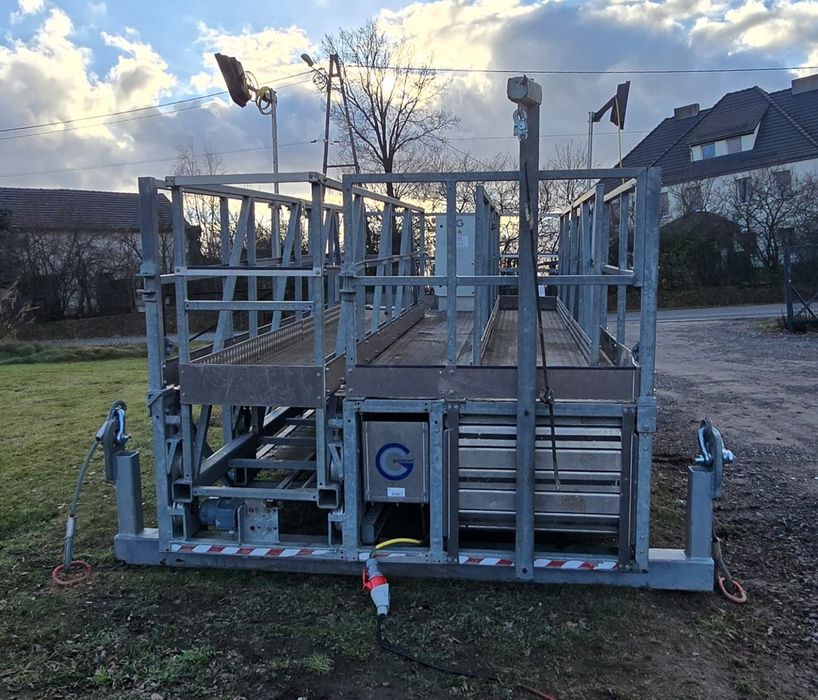 Podest wiszący , winda budowlana