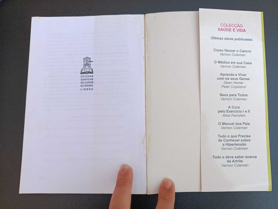 Livro "O Poder da Mente", de Vernon Coleman