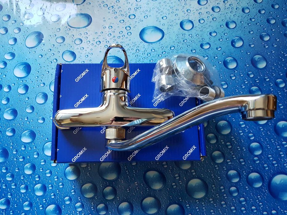 Смеситель змiшувач настенный Gromix G-FERRO Champion SUS 005
