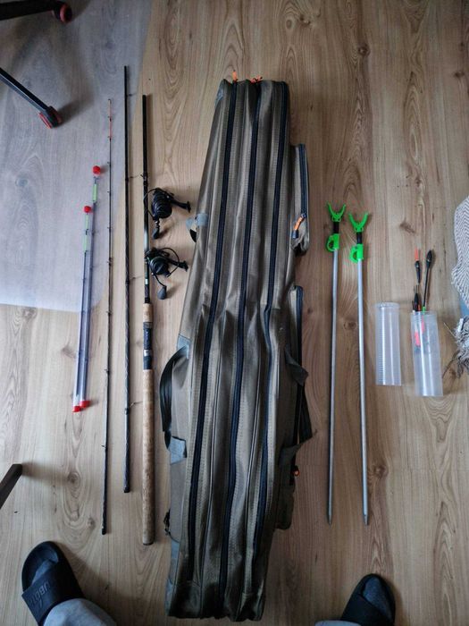 Wędka Mikado UV 3.60 120cw, kołowrotek Spro FreeLiner Black LCS 3000.