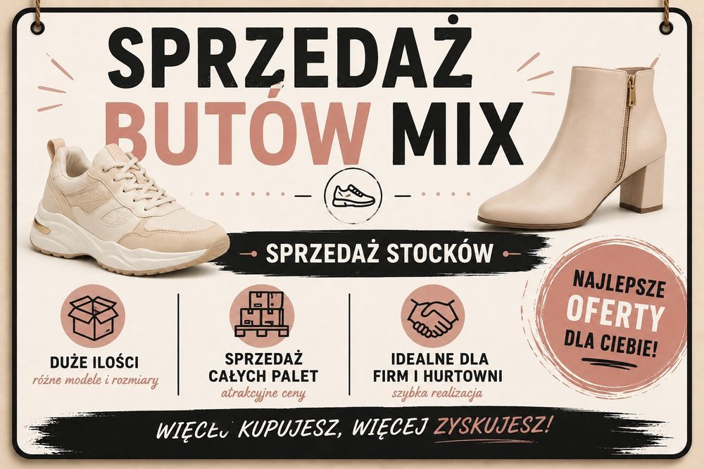 Buty - MIX Stocki, Paletty