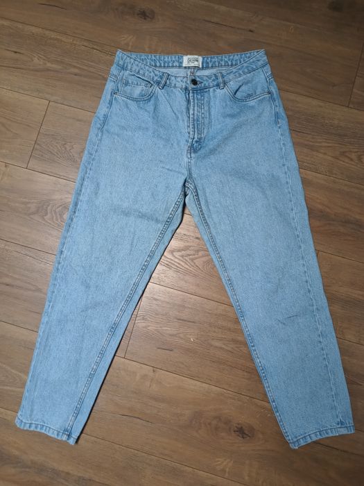 Jeansy Zara damskie luźne, r. 42