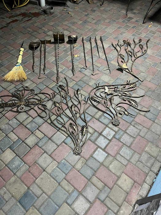 Серветер з комплектом аксесуарів для каміна, мангала, пічі, чаші