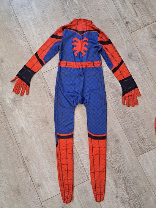 Przebranie, strój Spider-Man- niebieski/ czerwony - rozm 92/98 (100)