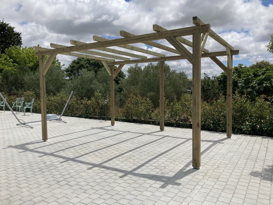 Pérgola de jardim - a medida