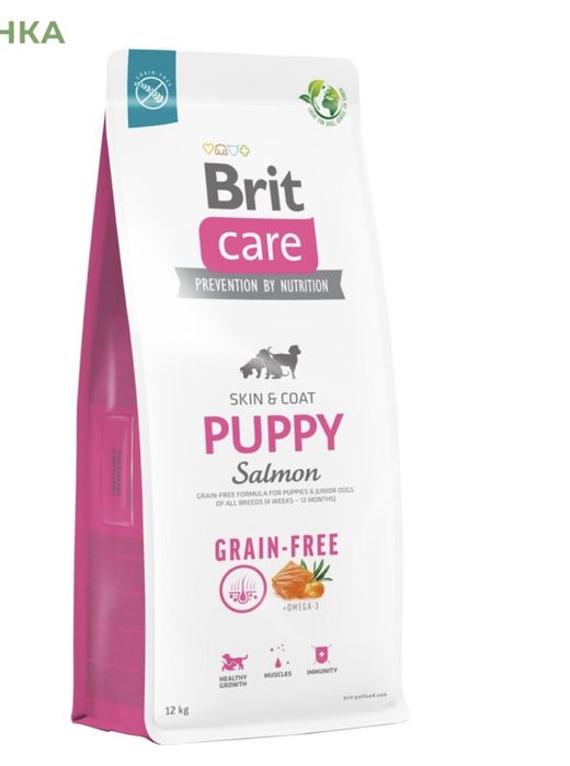 Brit Care Dog Grain-free Puppy з лососем 3 кг 12 кг