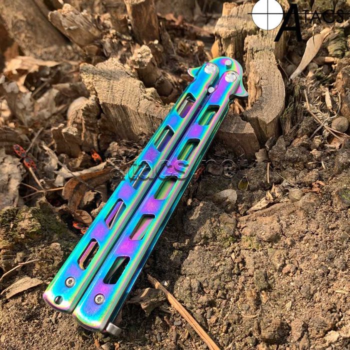 Нож бабочка балисонг/ніж балісонг складной нож хамелеон