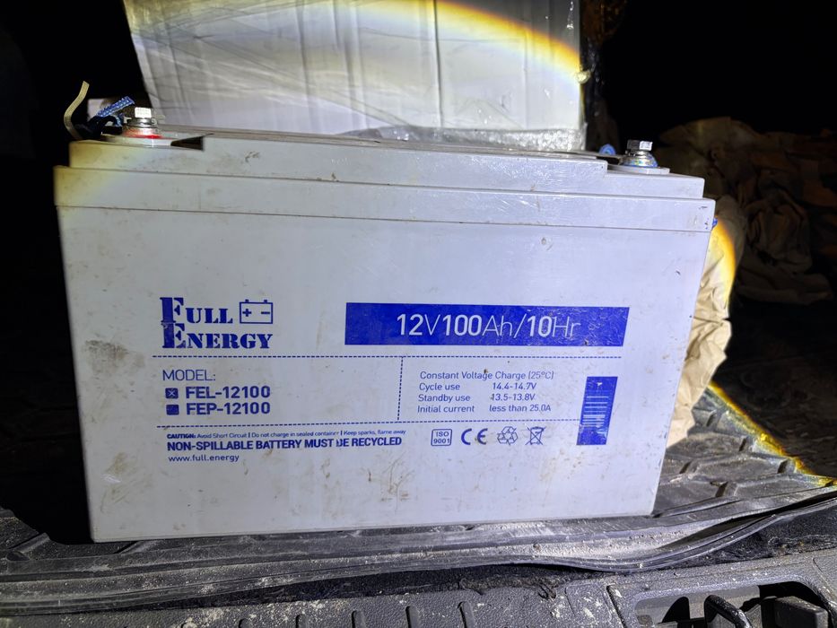 Гелевий акумулятор 12v 100Ah