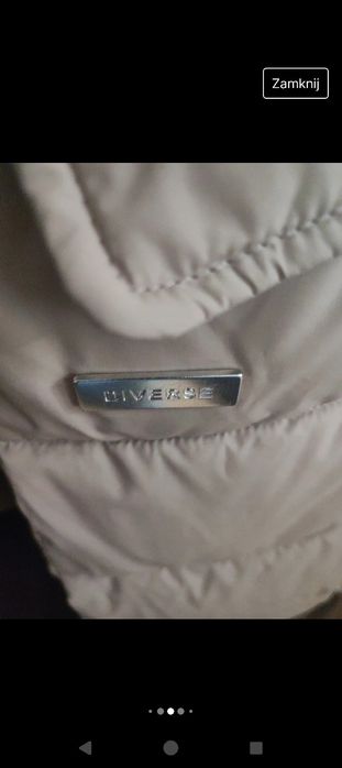 Diverse kamizelka pikowana beż