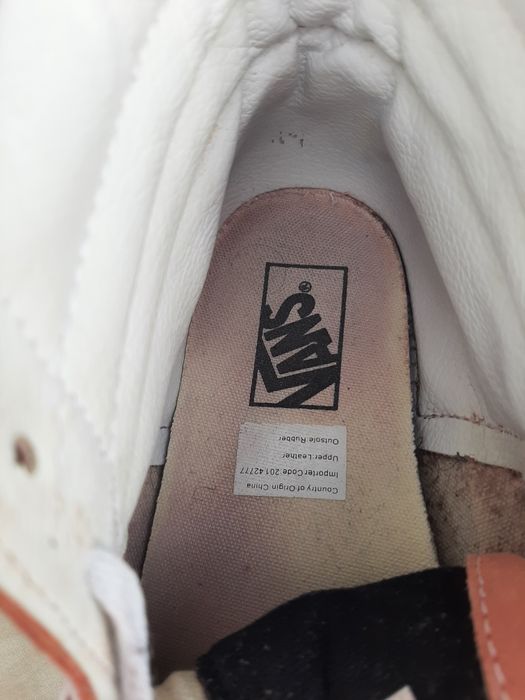 buty sportowe, trampki VANS, jasne