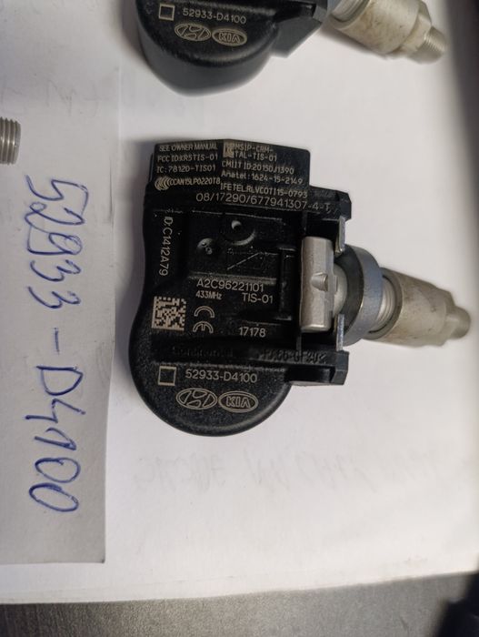 Czujniki ciśnienia TPMS Hyundai Elantra i30 Kona Kia Sportage D4100 4x