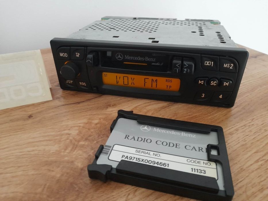 Radio Mercedes Audio 5 rds Bluetooth mp3 w124 w201 r129 w140 r107