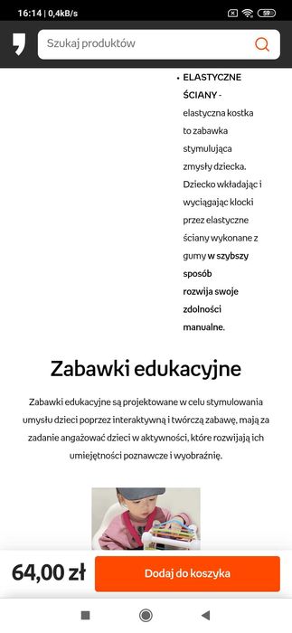 Kostka sensoryczna