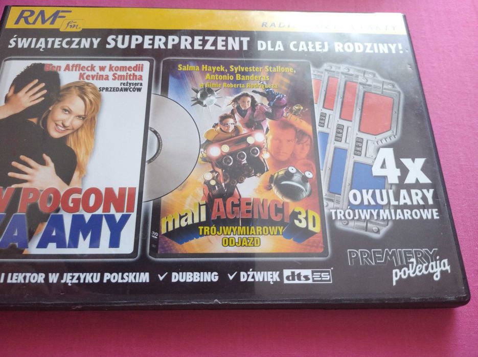 4 filmy dla dzieci DVD Mąli agenci