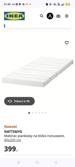 Łóżko dla dziecka