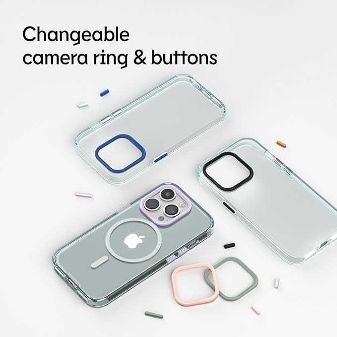 Etui kompatybilne z iPhone 15, przezroczyste