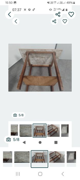 Sprzedam stolik drewniany wysokość 85 cm