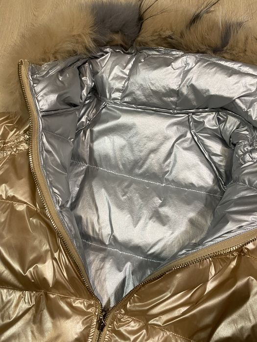 Kurtka dwustronna zlota/srebrna-NIE UZYWANA, OKAZJA!
