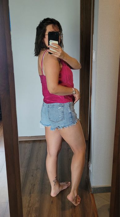 Spodenki jeansowe szorty Zara
