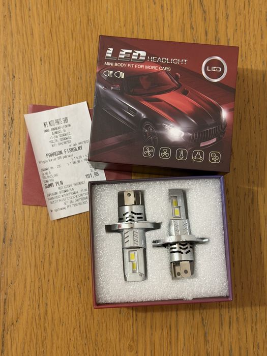 Żarówki LED H4/H19 23S 12–24V – komplet 2 szt.