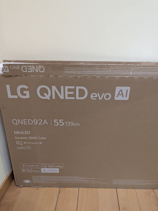 TV miniled LG QNED evo AI 92A6A  55 polegadas em excelente estado c/garantia