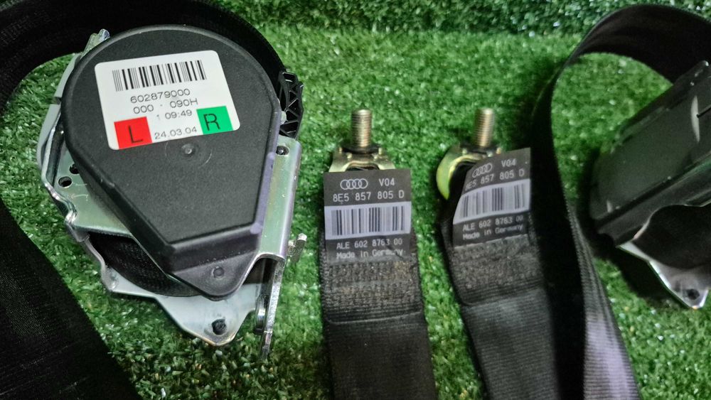 Cintos Segurança Pretos Originais Audi A4 B6 B7 8E de 2000 a 2008
