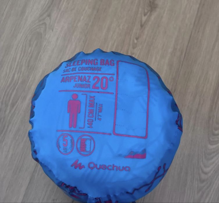 Saco de cama infantil 140cm Decathlon - novo, usado apenas 1 vez