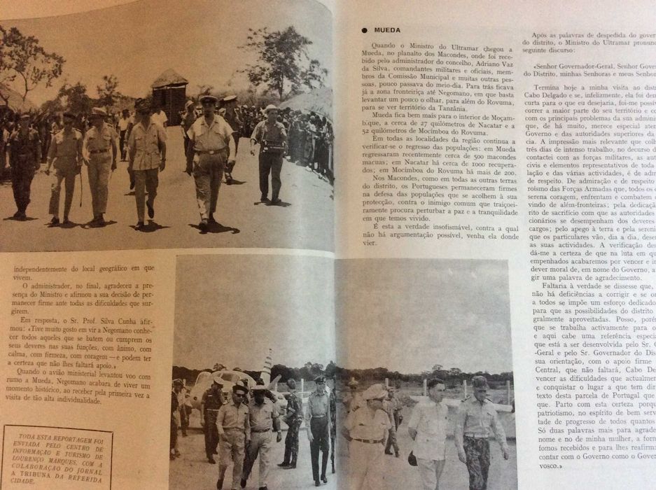 Cartaz. Revista Mensal. Out. Nov. Dezembro de 1965. Tema: Moçambique
