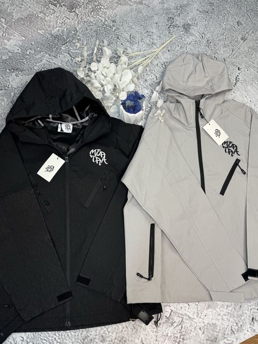 Ветровка Mertra Gore-Tex мужская черная вітровка Мертра сіра чоловіча