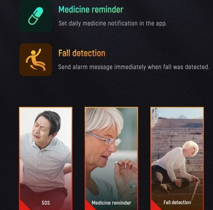 Opaska SOS dla seniora. teleopaska