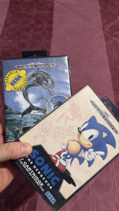 Mega drive 2 + sonic e ecco the dolphin