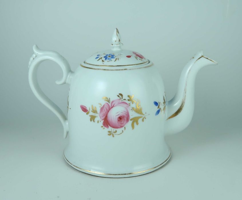 Chaleira Vista Alegre Séc. XIX - Pintura Manual