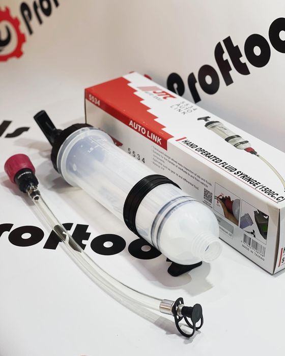 Шприц-аспиратор 1,5л 5534 JTC для oткaчки и зaкaчки мacлa и жидкocтeй