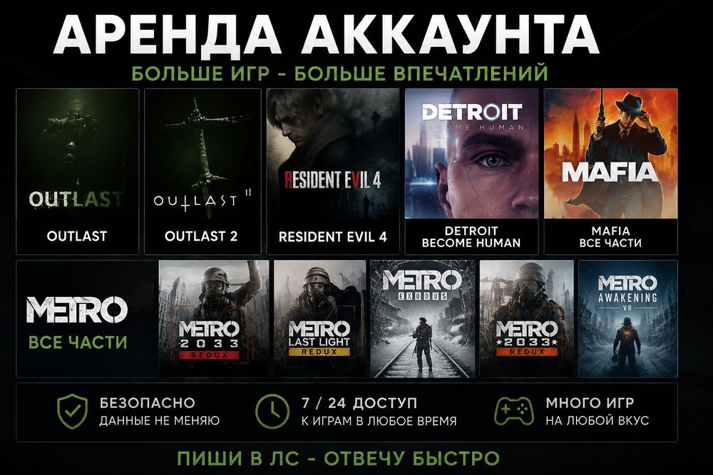 Аренда игр в стиме