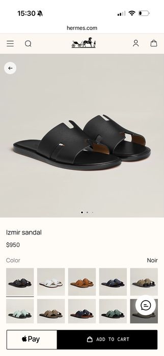 Hermes izmir noir men