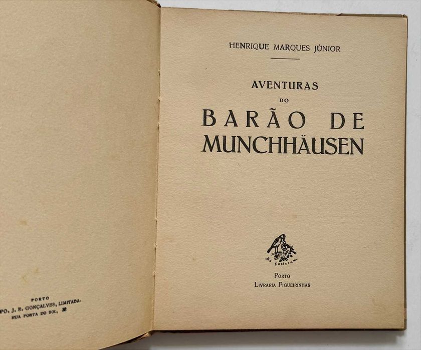 1946?_Henriques Marques Júnior, AVENTURAS DO BARÃO DE MUNCHHÄUSEN. Ilustrações de Maria Vasconcelos.